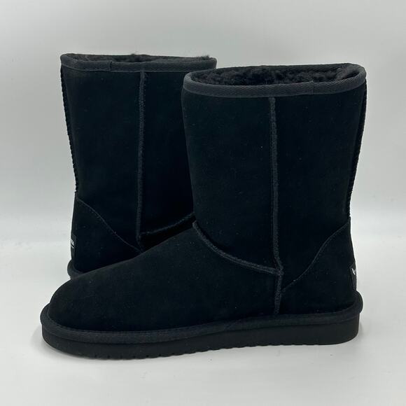NWT Koolaburra By UGG Koola Short Black Suede Boots Womens Size 6 1017090 Winter - Picture 10 of 14